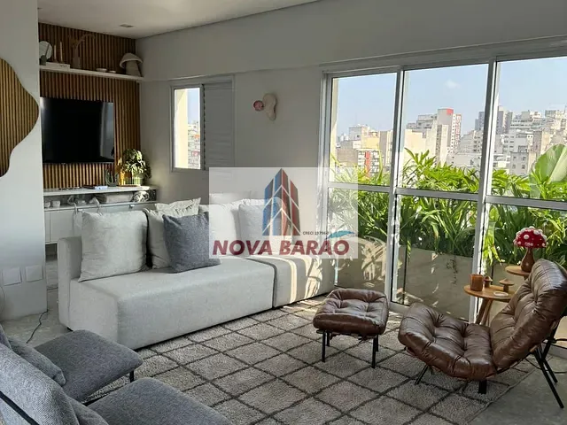 Cobertura / Penthouse 2 quartos e 3 banheiros, à venda, no bairro Bom Retiro em São Paulo