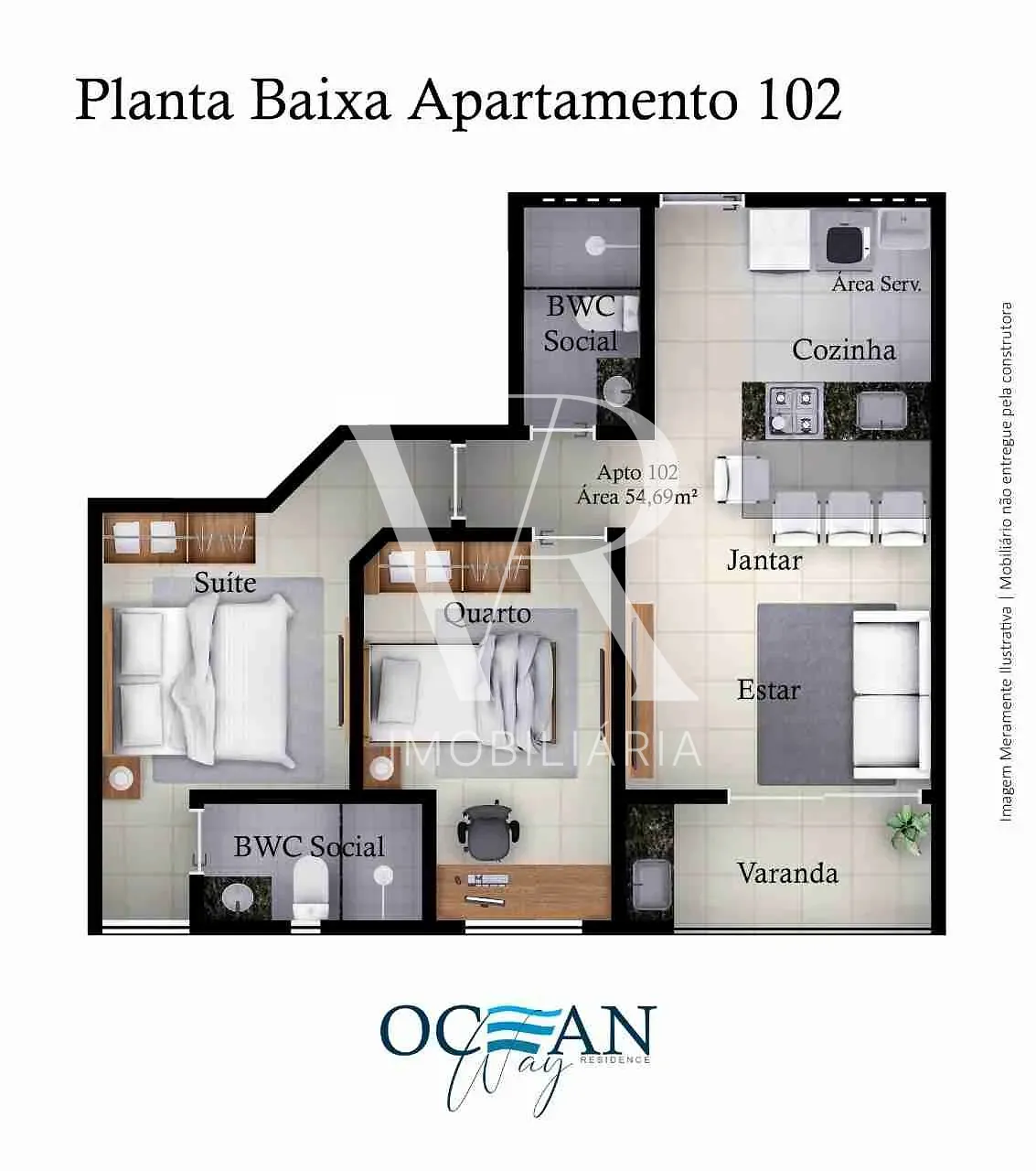 Apartamento, 2 quartos, 54 m² - Foto 5