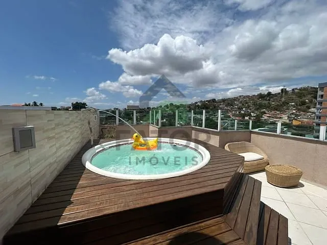 Cobertura / Penthouse com 214m² 2 quartos e 2 banheiros, à venda, no bairro Caonze em Nova Iguaçu