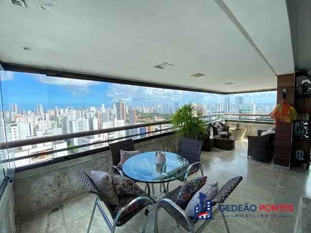 Cobertura / Penthouse 4 quartos e 5 banheiros, à venda, no bairro jaqueira em Recife
