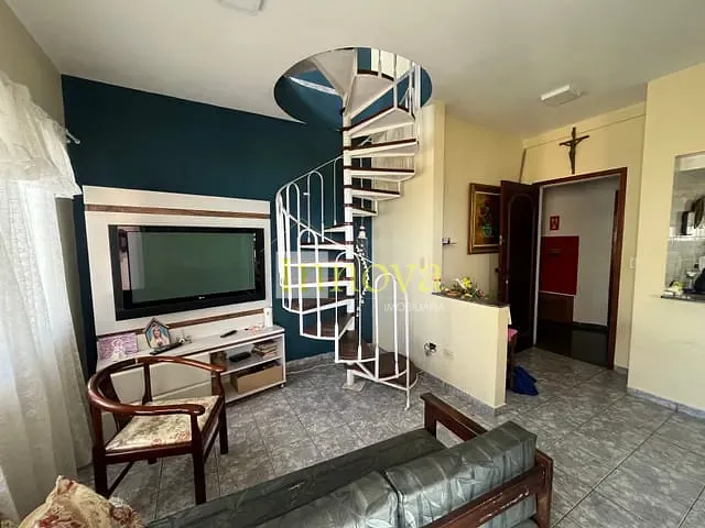 Cobertura / Penthouse com 180m² 4 quartos e 3 banheiros, à venda, no bairro Indaiá em Caraguatatuba