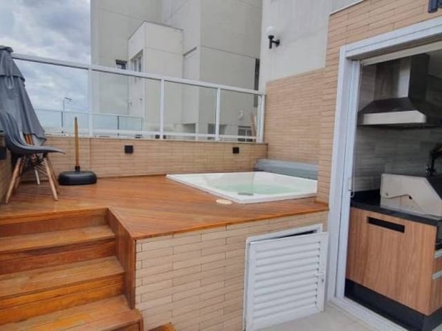 Foto do Cobertura / Penthouse - COMPRE ALUGADO! Cobertura duplex 181m², 4 quartos (2 suítes), varanda gourmet, jacuzzi, 3 vagas! | Abba Negócios Imobiliários