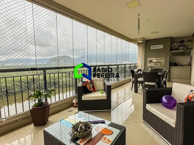 Cobertura / Penthouse com 406m² 4 quartos e 6 banheiros, à venda, no bairro Barra da Tijuca em Rio de Janeiro