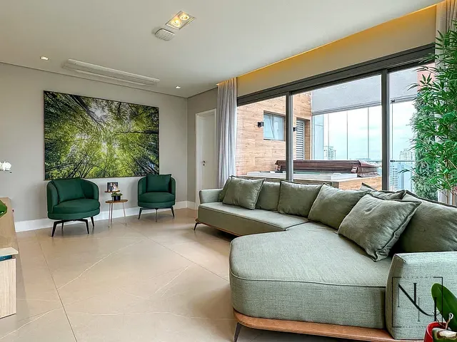 Cobertura / Penthouse com 264m² 3 quartos e 6 banheiros, à venda, no bairro Cidade Monções em São Paulo