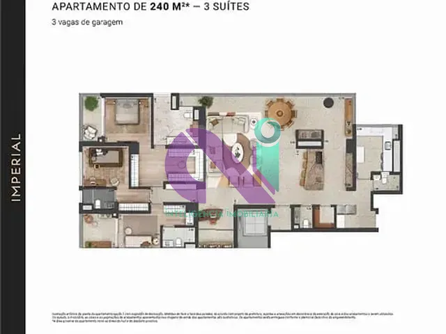 Cobertura / Penthouse com 500m² 3 quartos e 3 banheiros, à venda, no bairro Cidade Jardim em São Paulo