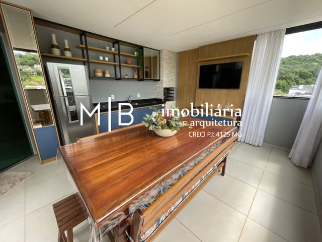 Cobertura / Penthouse 2 quartos e 3 banheiros, à venda, no bairro COLINAS em CATAGUASES