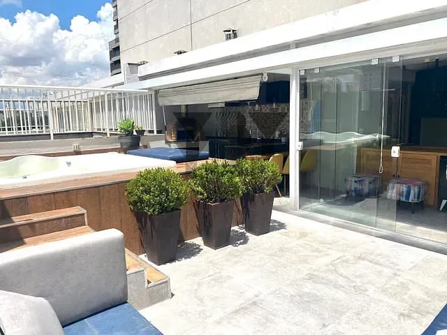 Cobertura / Penthouse com 190m² 3 quartos e 3 banheiros, à venda, no bairro Jardim Prudência em São Paulo