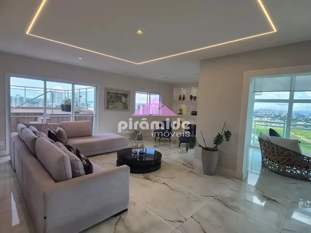 Cobertura / Penthouse com 410m² 4 quartos e 6 banheiros, à venda ou para alugar, no bairro Jardim das Colinas em São José Dos Campos