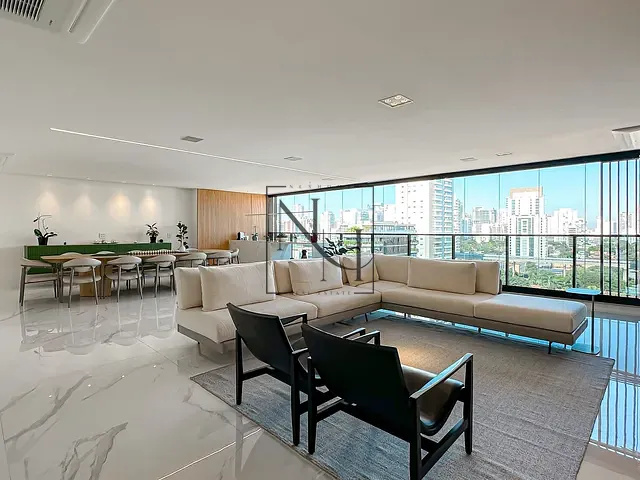 Cobertura / Penthouse com 451m² 3 quartos e 6 banheiros, à venda, no bairro Cidade Monções em São Paulo