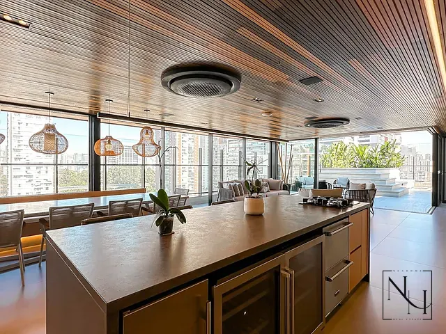 Cobertura / Penthouse com 451m² 3 quartos e 6 banheiros, à venda, no bairro Cidade Monções em São Paulo