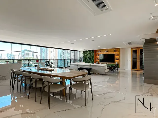 Cobertura / Penthouse com 451m² 3 quartos e 6 banheiros, à venda, no bairro Cidade Monções em São Paulo
