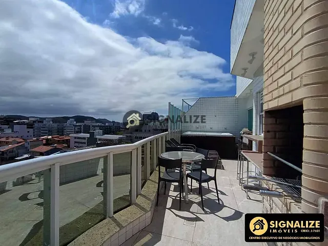 Cobertura / Penthouse 3 quartos e 4 banheiros, à venda ou para alugar, no bairro Vila Nova em Cabo Frio