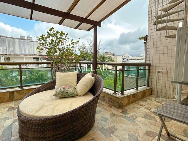 Cobertura / Penthouse com 257m² 3 quartos e 3 banheiros, à venda, no bairro Recreio dos Bandeirantes em Rio de Janeiro