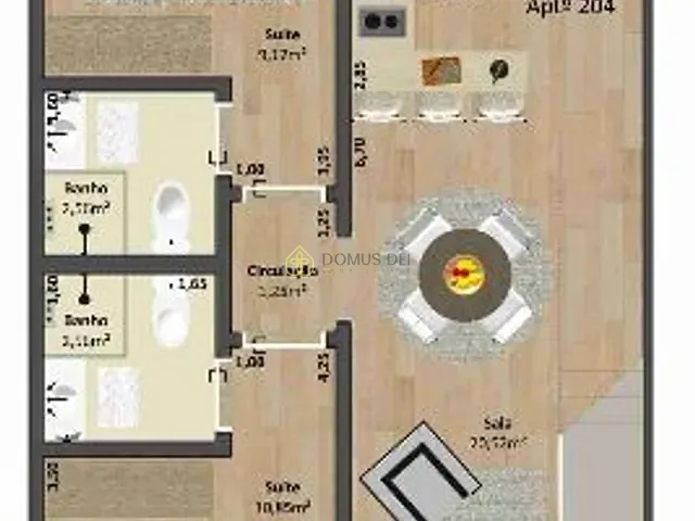 Cobertura / Penthouse com 90m² 3 quartos e 3 banheiros, à venda, no bairro Jardim Belvedere em Volta Redonda