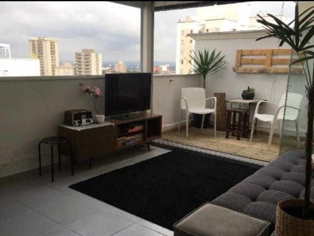 Foto do Cobertura / Penthouse - Linda cobertura com 3 dormitórios à venda, 110 m² por R$ 415.000 - Parque Industrial - São José dos Campos/SP | RUSSI IMÓVEIS