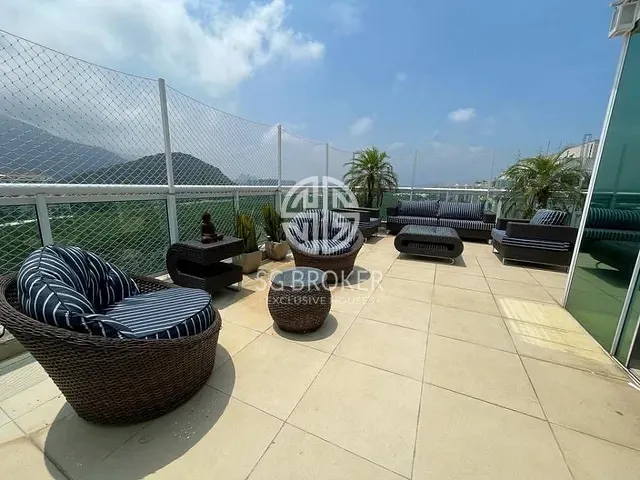 Cobertura / Penthouse com 318m² 4 quartos e 5 banheiros, à venda, no bairro Barra da Tijuca em Rio de Janeiro