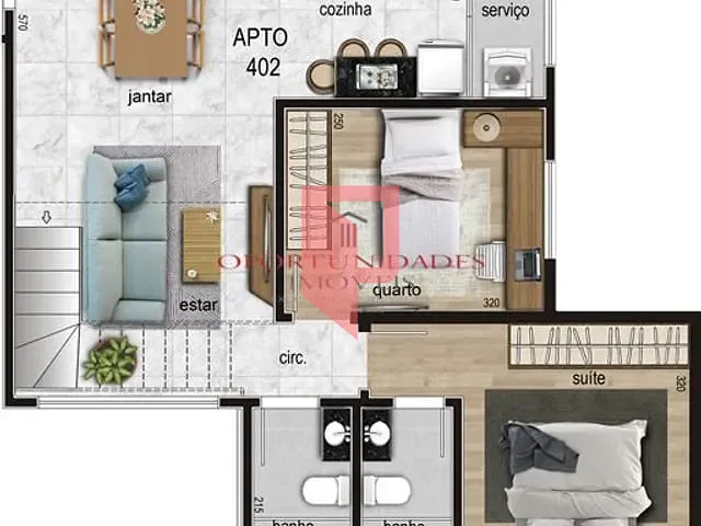 Apartamento com 112m² 3 quartos e 2 banheiros, à venda, no bairro Itapoã em Belo Horizonte