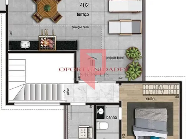 Apartamento com 112m² 3 quartos e 2 banheiros, à venda, no bairro Itapoã em Belo Horizonte