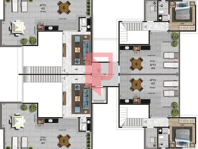 Apartamento com 112m² 3 quartos e 2 banheiros, à venda, no bairro Itapoã em Belo Horizonte