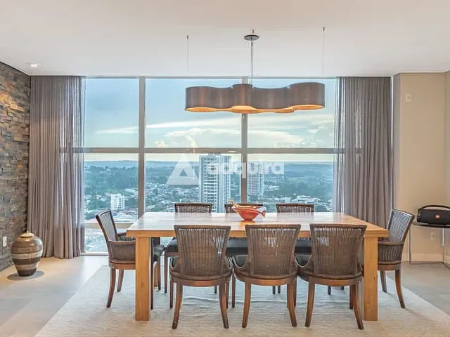 Cobertura / Penthouse com 360m² 3 quartos e 6 banheiros, à venda, no bairro Oficinas em Ponta Grossa