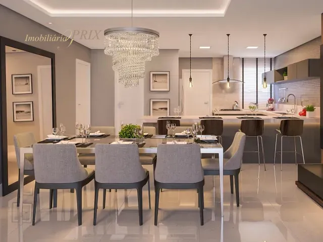 Cobertura / Penthouse com 299m² 3 quartos e 4 banheiros, à venda, no bairro Cabral em Curitiba