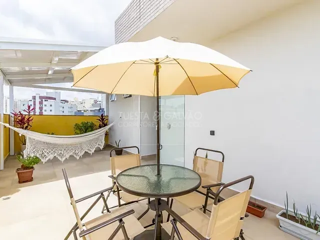 Cobertura / Penthouse com 163m² 2 quartos e 3 banheiros, à venda, no bairro Água Verde em Curitiba
