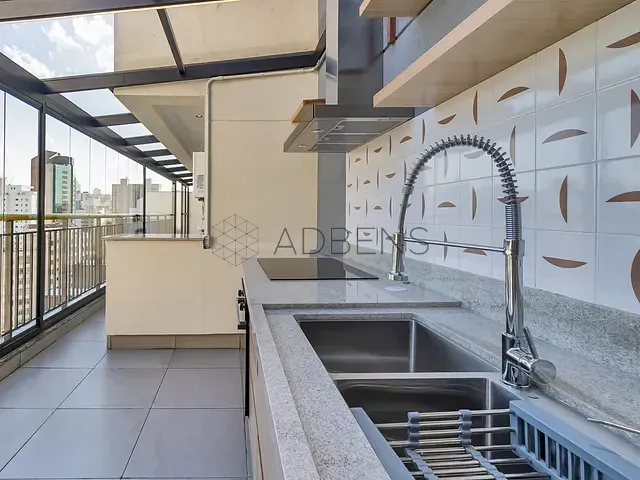 Cobertura / Penthouse 1 quarto e 1 banheiro, à venda ou para alugar, no bairro Santa Cecília em São Paulo