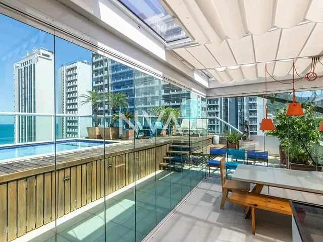 Cobertura / Penthouse com 467m² 4 quartos e 5 banheiros, à venda, no bairro Leblon em Rio de Janeiro