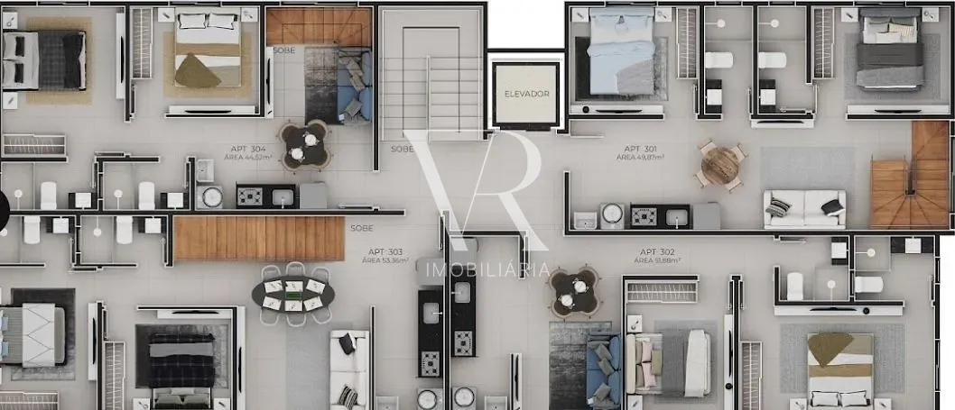 Cobertura, 2 quartos, 53 m² - Foto 14
