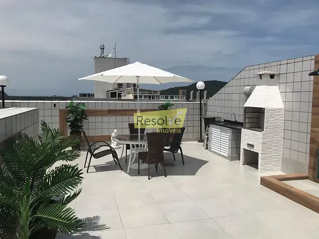 Cobertura / Penthouse 3 quartos e 1 banheiro, à venda, no bairro Loteamento João Batista Julião em Guarujá