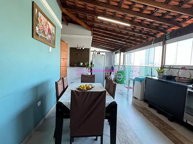 Cobertura / Penthouse com 100m² 2 quartos e 1 banheiro, à venda, no bairro Parque São Vicente em Mauá