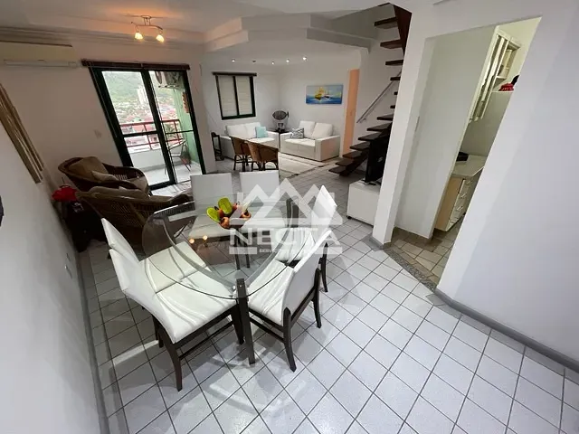 Cobertura / Penthouse com 150m² 3 quartos e 3 banheiros, à venda, no bairro Martim de Sá em Caraguatatuba