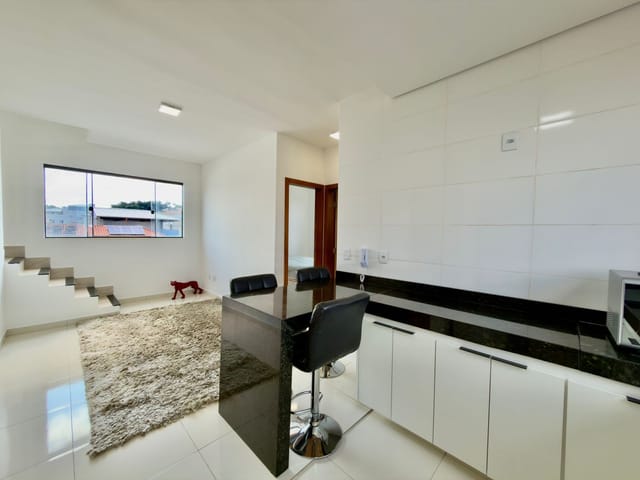 Cobertura / Penthouse com 115m² 2 quartos e 1 banheiro, à venda, no bairro Parque Xangri-Lá em Contagem
