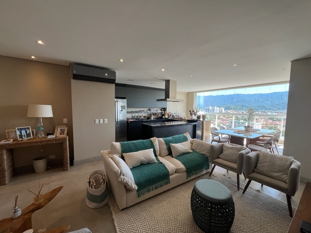 Foto do Cobertura / Penthouse - Cobertura finamente decorada para locação, com 02 suítes + 01 dormitório na orla do Aruan, em Caraguatatuba, litoral norte de SP | Innova Imobiliária