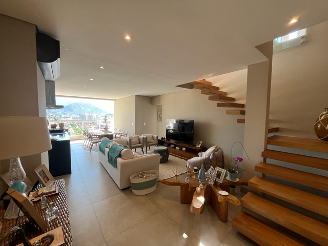 Foto do Cobertura / Penthouse - Cobertura finamente decorada para locação, com 02 suítes + 01 dormitório na orla do Aruan, em Caraguatatuba, litoral norte de SP | Innova Imobiliária