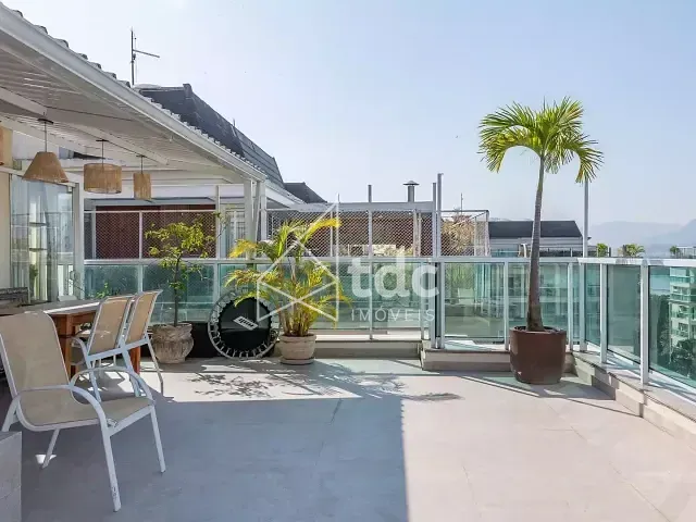 Cobertura / Penthouse com 203m² 3 quartos e 3 banheiros, à venda ou para alugar, no bairro Barra da Tijuca em Rio de Janeiro