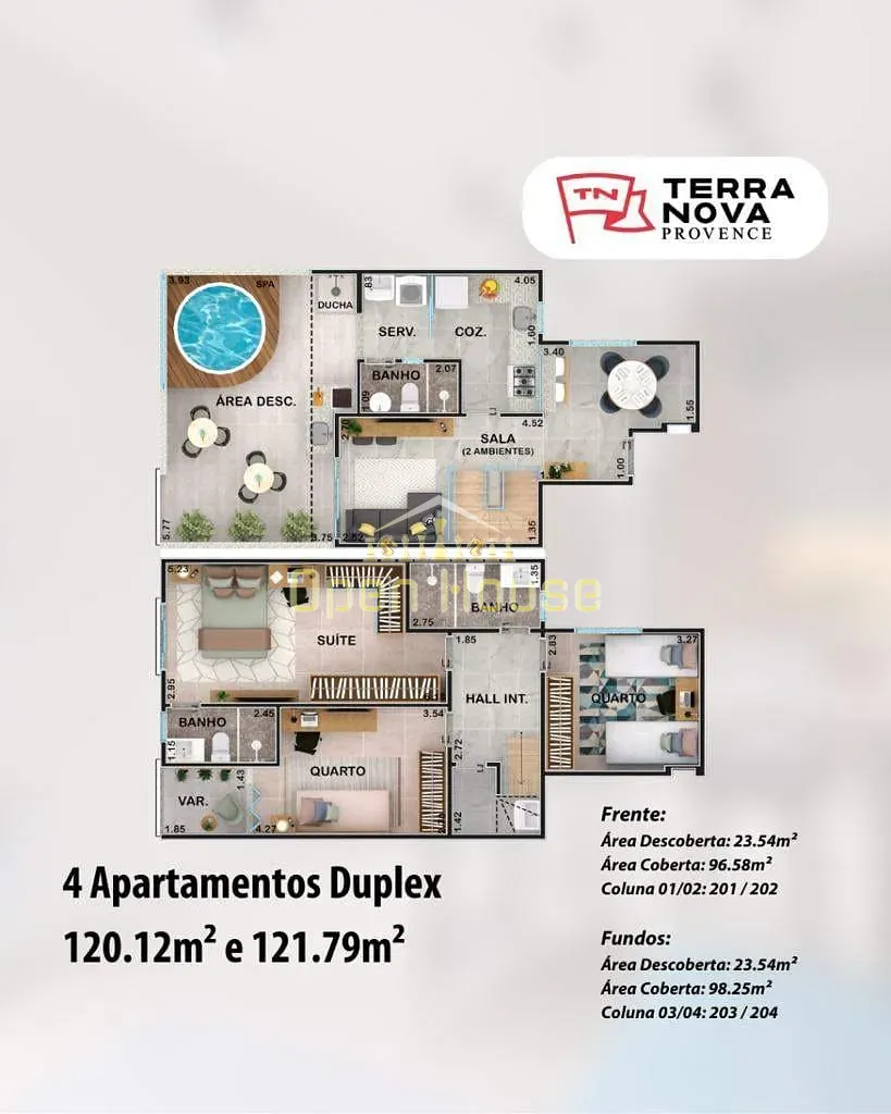 Cobertura, 3 quartos, 120 m² - Foto 2