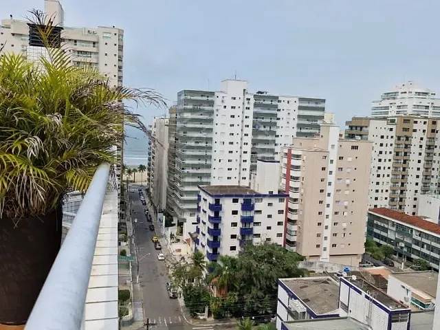Cobertura / Penthouse com 170m² 3 quartos e 1 banheiro, à venda ou para alugar, no bairro Canto do Forte em Praia Grande