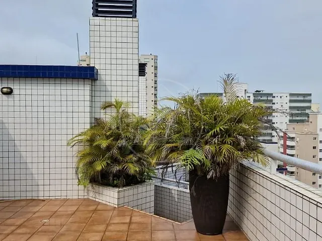 Cobertura / Penthouse com 170m² 3 quartos e 1 banheiro, à venda ou para alugar, no bairro Canto do Forte em Praia Grande