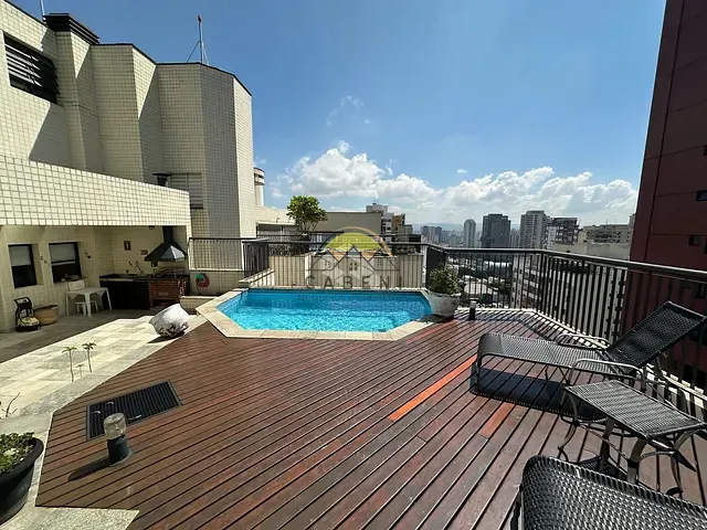 Cobertura / Penthouse com 250m² 4 quartos e 4 banheiros, para alugar, no bairro Vila Gomes Cardim em São Paulo