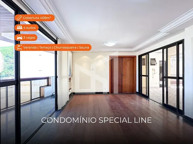 Cobertura / Penthouse 4 quartos e 6 banheiros, à venda, no bairro Centro em Nova Iguaçu