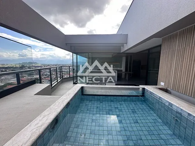 Cobertura / Penthouse com 154m² 3 quartos e 3 banheiros, à venda, no bairro Indaiá em Caraguatatuba