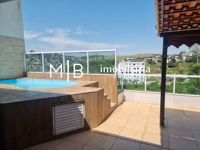 Cobertura / Penthouse 3 quartos e 3 banheiros, à venda, no bairro COLINAS em CATAGUASES