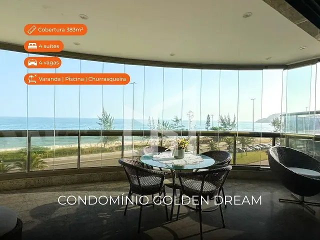 Cobertura / Penthouse 4 quartos e 6 banheiros, à venda, no bairro Recreio dos Bandeirantes em Rio de Janeiro