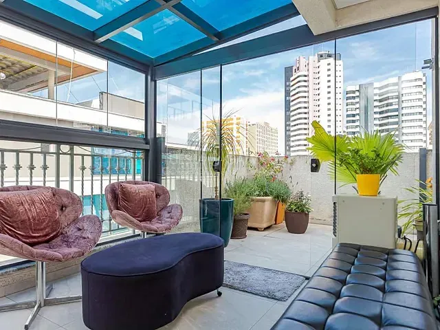 Cobertura / Penthouse com 239m² 2 quartos e 3 banheiros, à venda, no bairro Bigorrilho em Curitiba