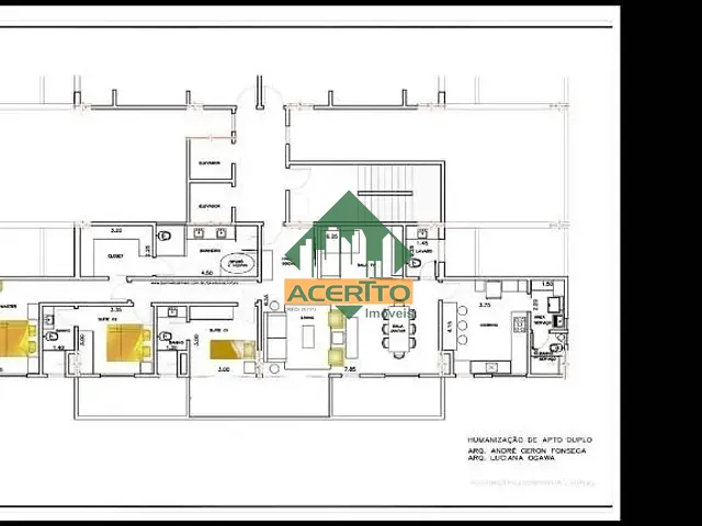 Cobertura / Penthouse 3 quartos e 4 banheiros, à venda, no bairro São João em Araçatuba