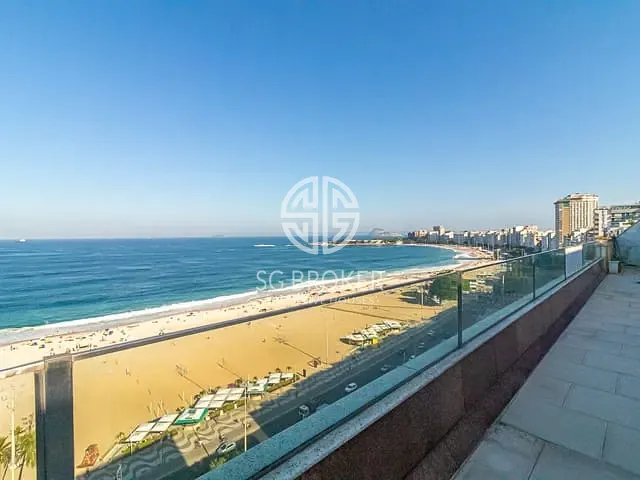 Cobertura / Penthouse com 425m² 4 quartos e 6 banheiros, à venda, no bairro Copacabana em Rio de Janeiro