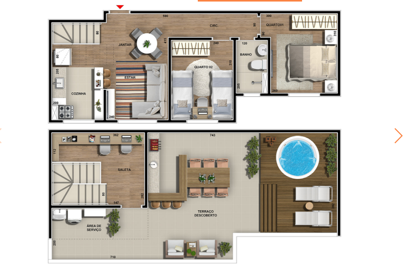 Cobertura à venda com 2 quartos, 102m² - Foto 3