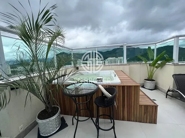 Cobertura / Penthouse com 189m² 3 quartos e 4 banheiros, à venda, no bairro Barra da Tijuca em Rio de Janeiro