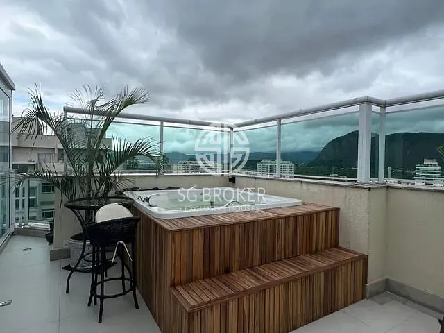 Cobertura / Penthouse com 189m² 3 quartos e 4 banheiros, à venda, no bairro Barra da Tijuca em Rio de Janeiro